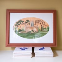 Image 2 of Cedric - A3 Giclee print with oval mount