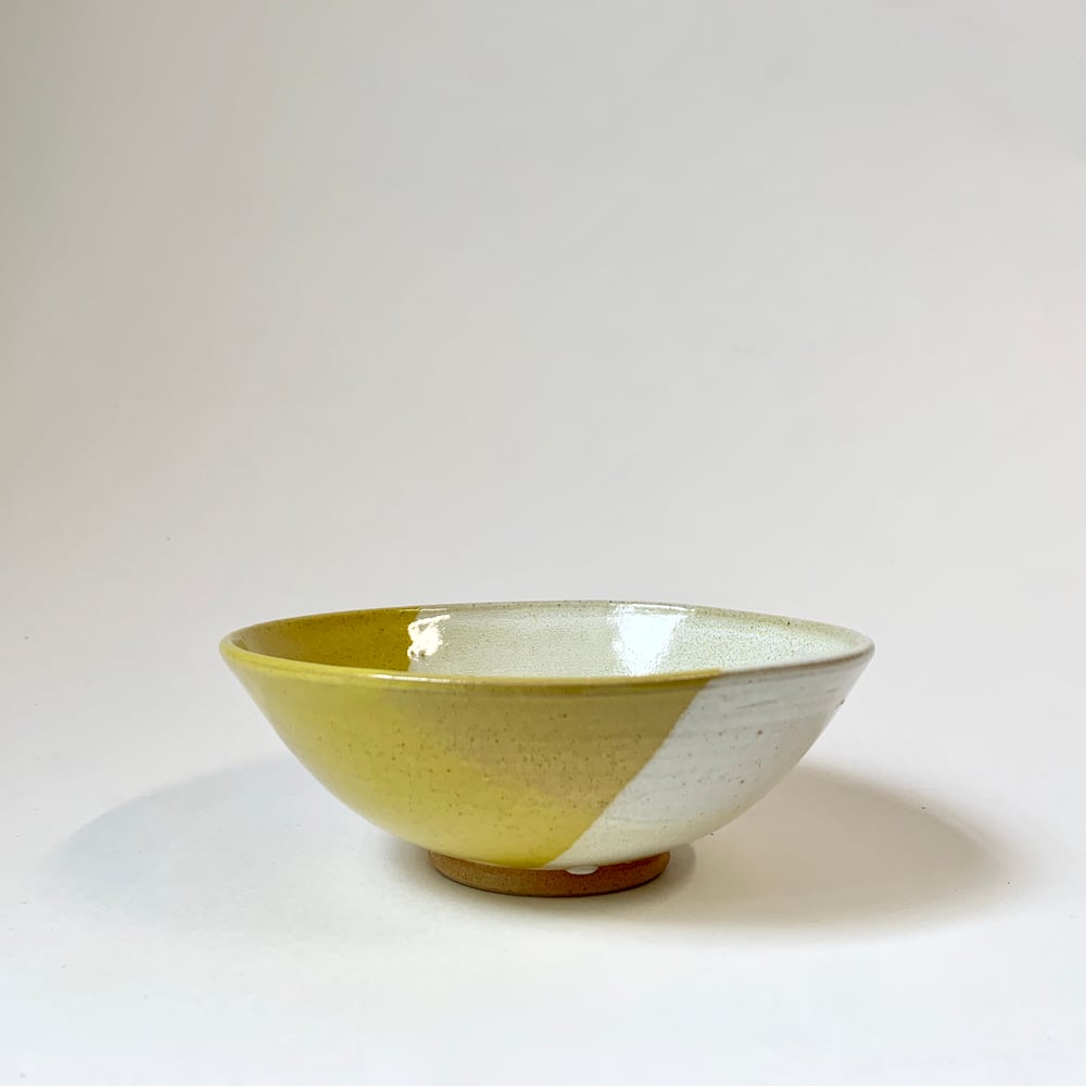 Image of Small Bowl - Yellow Dipped