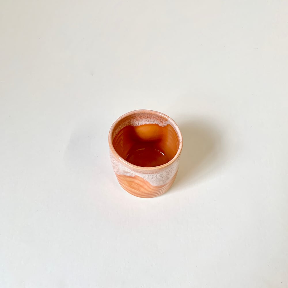 Image of Pinch Mug - Orange Dipped