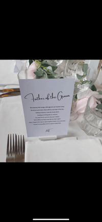 Image 1 of Personalised rhyme place settings! 