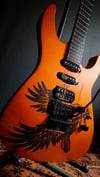 Jackson Pro Series Soloist SL3 Satin Orange Blaze, Hand Painted