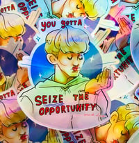 Image 1 of Seize The Opportunity - Holo-Sticker