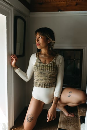 Image of Onoro Tank  KNIT KIT (shownTilleuil Merino & Silk)