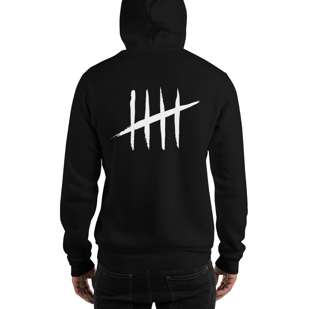 Image of feral. tally hoodie.