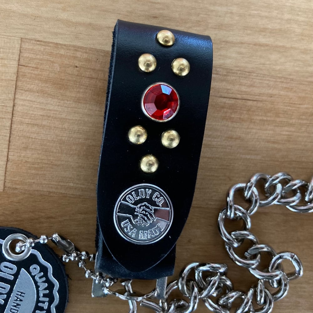 OLDY CO STUDDED WALLET CHAIN