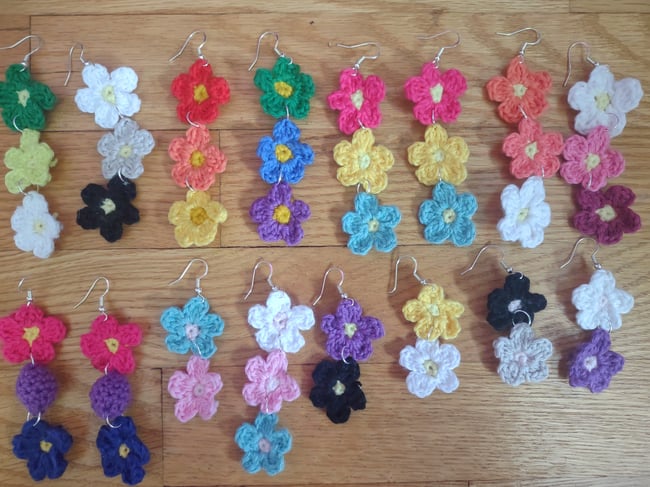Pride Flower Earrings