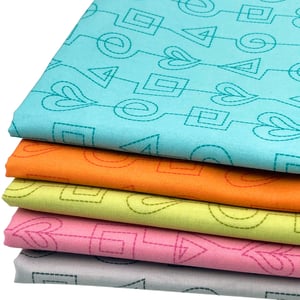 Stitches by the Yard - Choose Grey, Pink, Lime, Orange, or Turquoise - ships 10/15