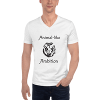 Image 4 of Tom's Animalistic Ambition Unisex V-Neck T-Shirt