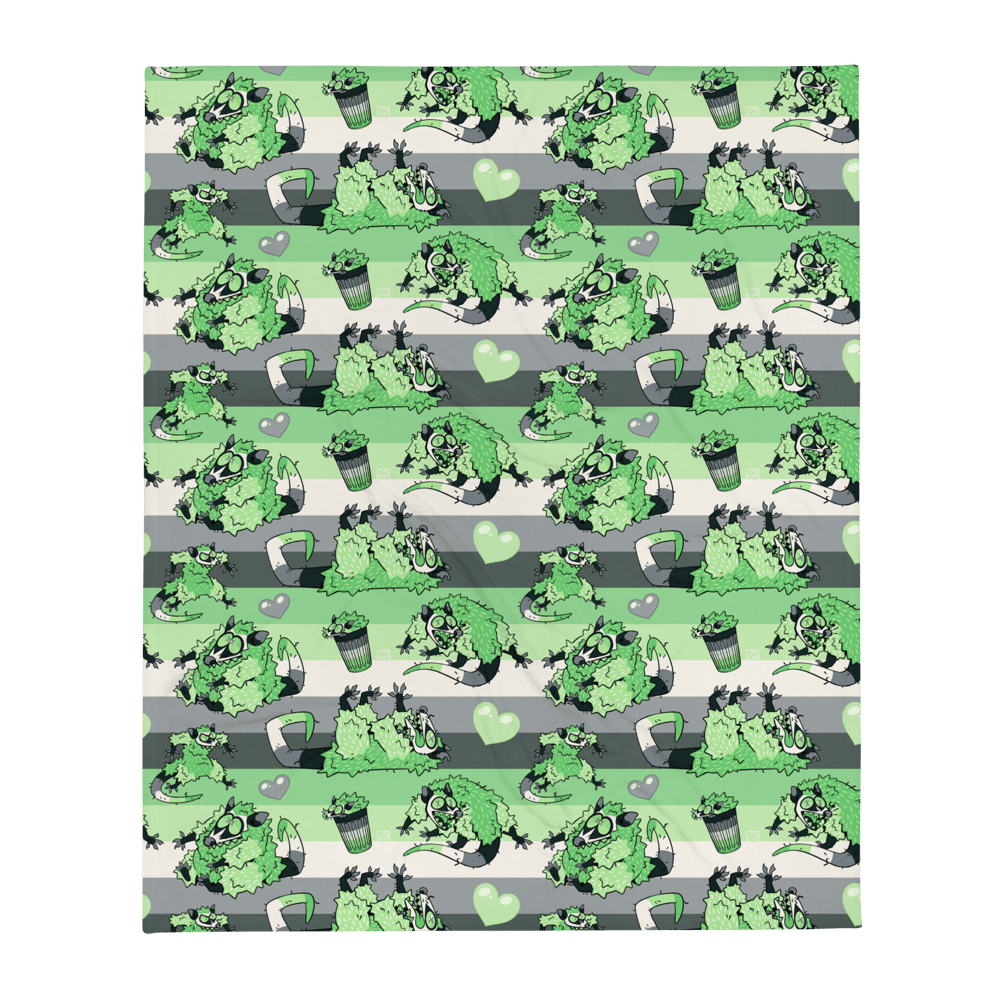 Pride Possums Blanket: Aromantic