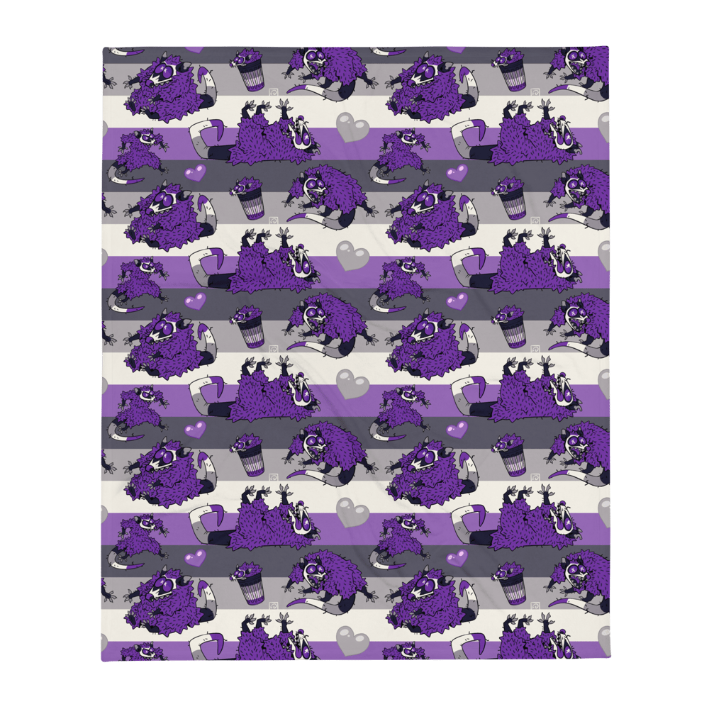 Pride Possums Blanket: Asexual