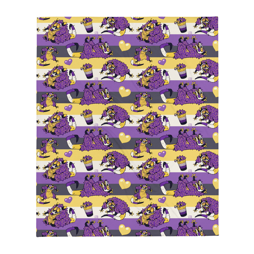 Pride Possums Blanket: NonBinary