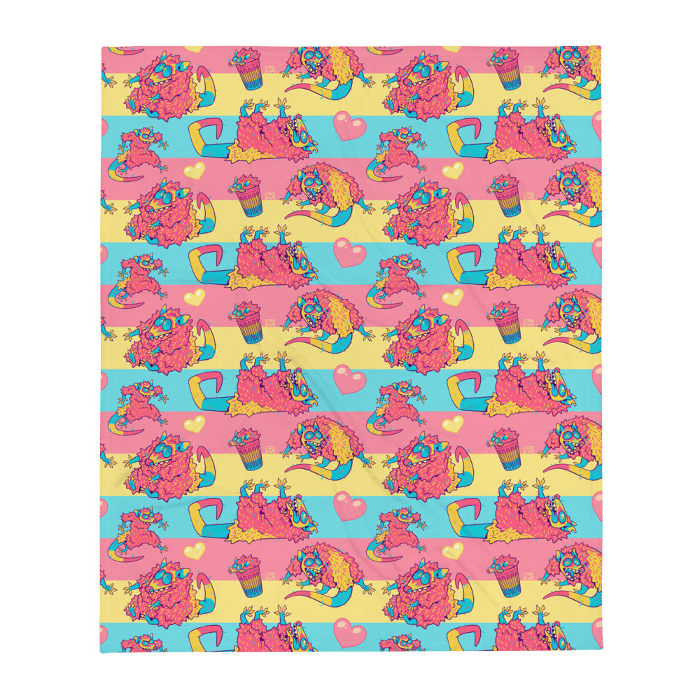 Pride Possums Blanket: Pansexual