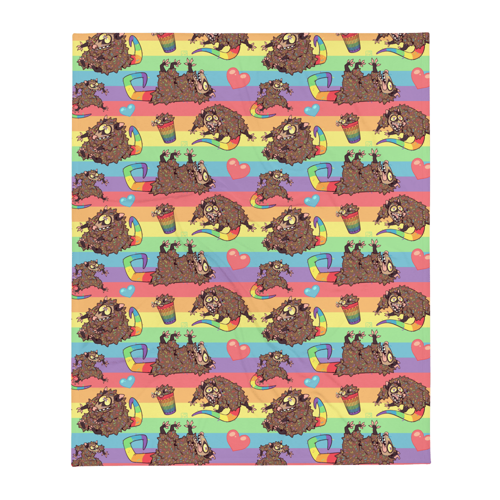 Pride Possums Blanket: Gay