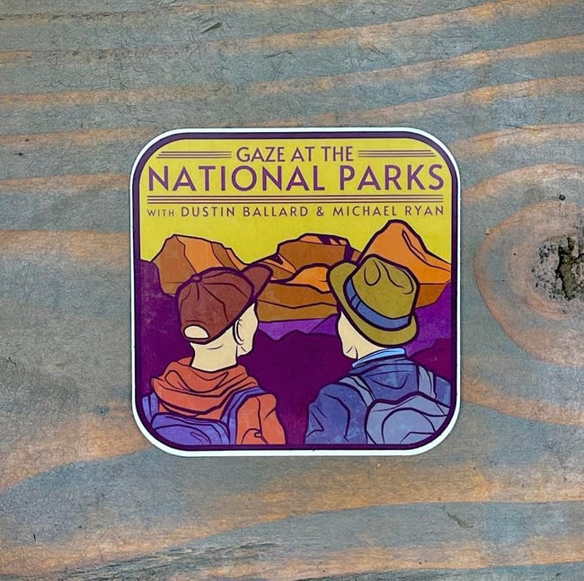 Queer for Nature Sticker  Gaze at the National Parks