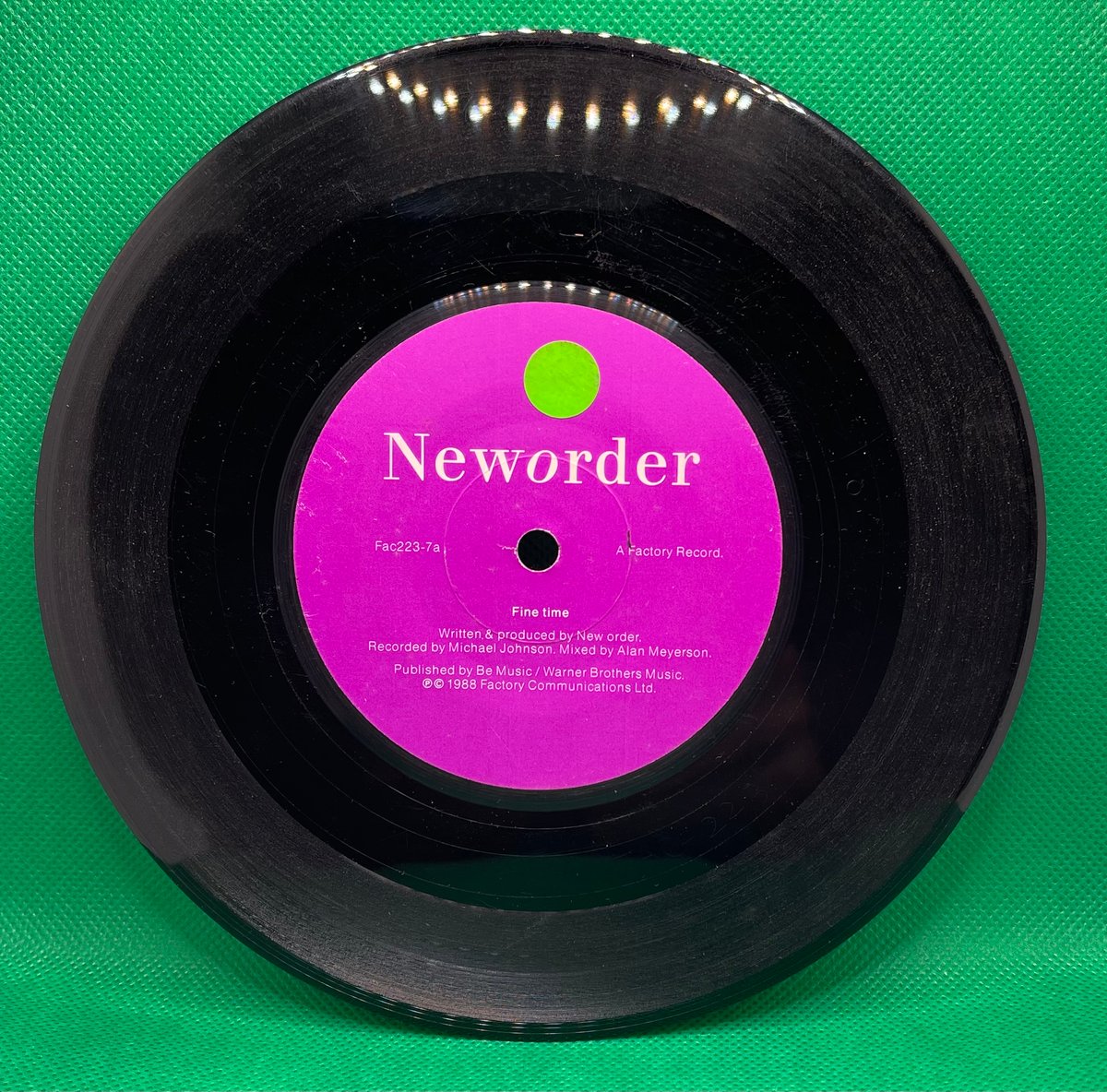 New Order - Fine Time/Don’t do it 1988 7” 45rpm