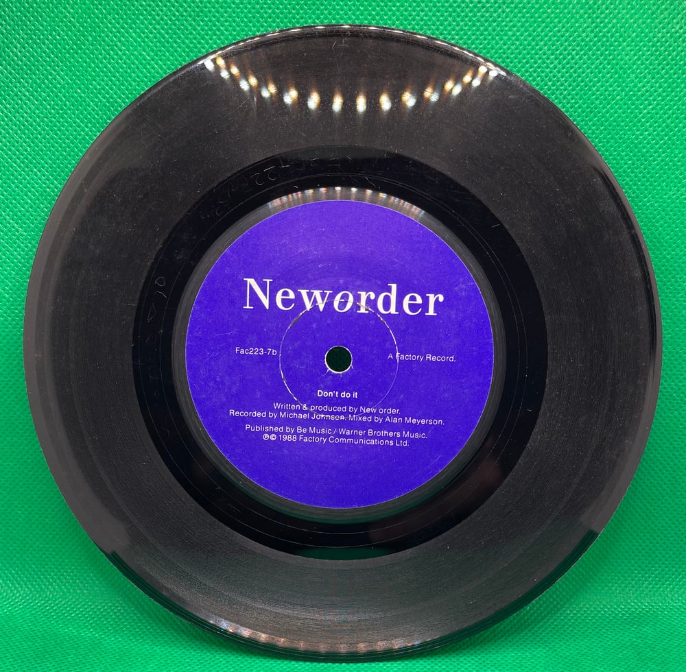 New Order - Fine Time/Don’t do it 1988 7” 45rpm