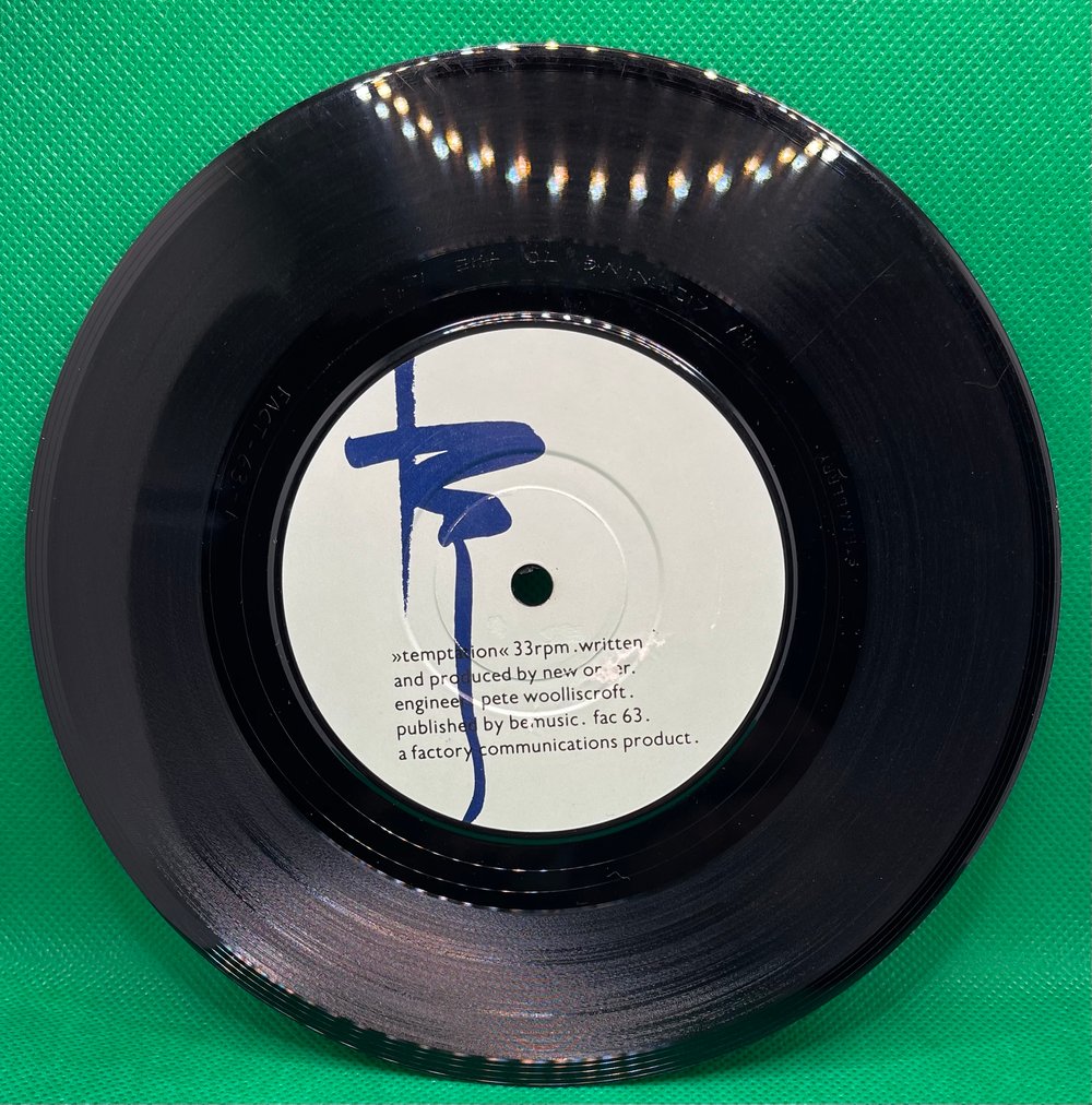 New Order - Temptation/Hurt 1982 7β 33rpm