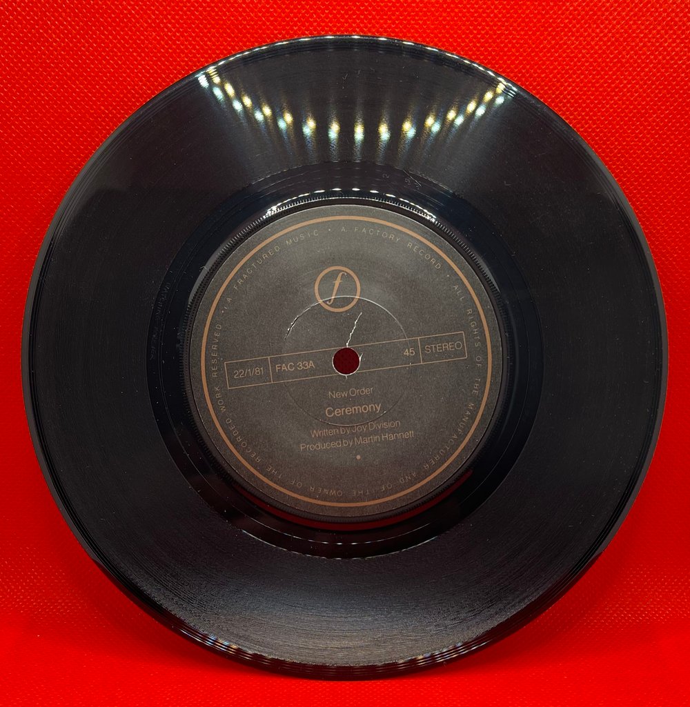 New Order - Ceremony/In a Lonely Place 1981 7β 45rpm