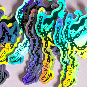 Pitter Patter Sticker (Holographic)