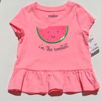 Image 1 of Oshkosh B’Gosh Girls Watermelon Graph Tees