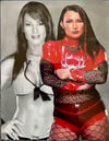 Autographed 8x10 - Rumble Gear with Black & White Faded Photo