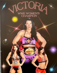 Autographed 8x10 - Victoria WWE Women's Champion Collage