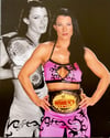 Autographed 8x10 - Pink Gear WWE Womens Champ Collage