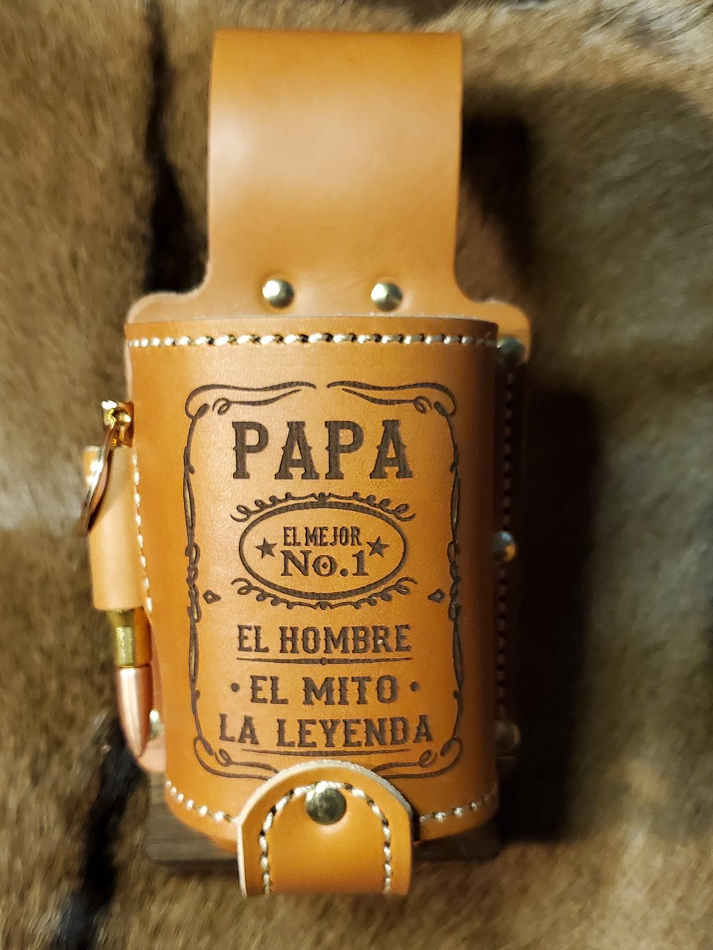 Leather Beer Holster - PAPA