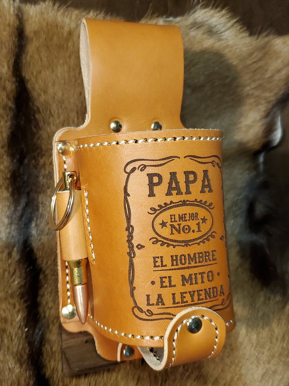 Leather Beer Holster - PAPA