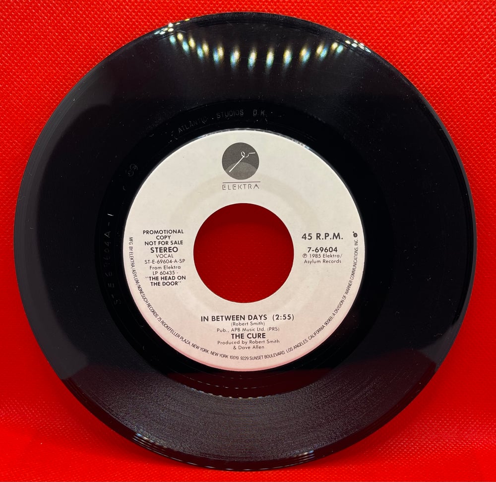 The Cure - In Between Days - Double A side Promo 1985 7β 45rpm