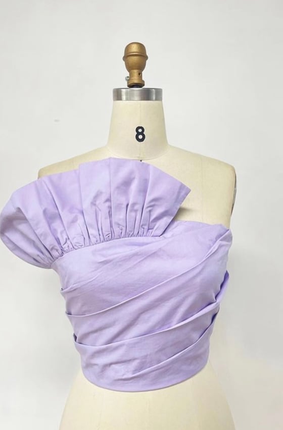 Image of Shelly Ruffle Top (purple) 
