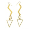 Golden Rays Earrings (Earth Above and Below)