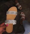  Summer Double Band Slip-On Flat Sandals