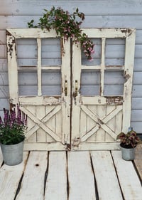 Image 1 of Wooden door  120 x60cm  white crem