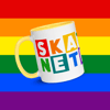 PRIDE | Skatune Logo | Pride Flag Colors | Orange, Blue, or Yellow Mugs