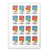 16 Reduced Soup Cans (Poster)