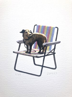 Image of Deck Chair Dog