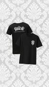 rise up resto tee in black