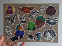 Various stickers