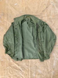 Image 3 of 60s USMC VETERAN M-1965 FIELD JACKET WITH STENCIL