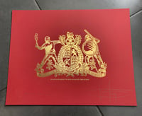Image 1 of THE NEW ROYAL CREST - unique gold/red - 1/1 ARTIST PROOF