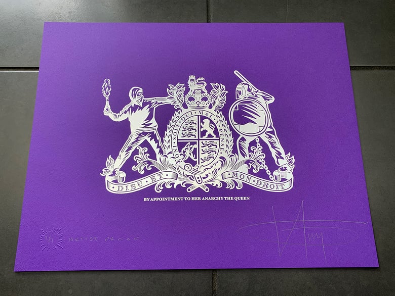 Image of THE NEW ROYAL CREST - unique 1/1 ARTIST PROOF
