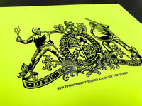 Image 2 of THE NEW ROYAL CREST - fluoro yellow - 1/1 ARTIST PROOF