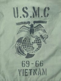 Image 4 of 60s USMC VETERAN M-1965 FIELD JACKET WITH STENCIL