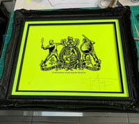 Image 3 of THE NEW ROYAL CREST - fluoro yellow - 1/1 ARTIST PROOF