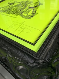 Image 4 of THE NEW ROYAL CREST - fluoro yellow - 1/1 ARTIST PROOF