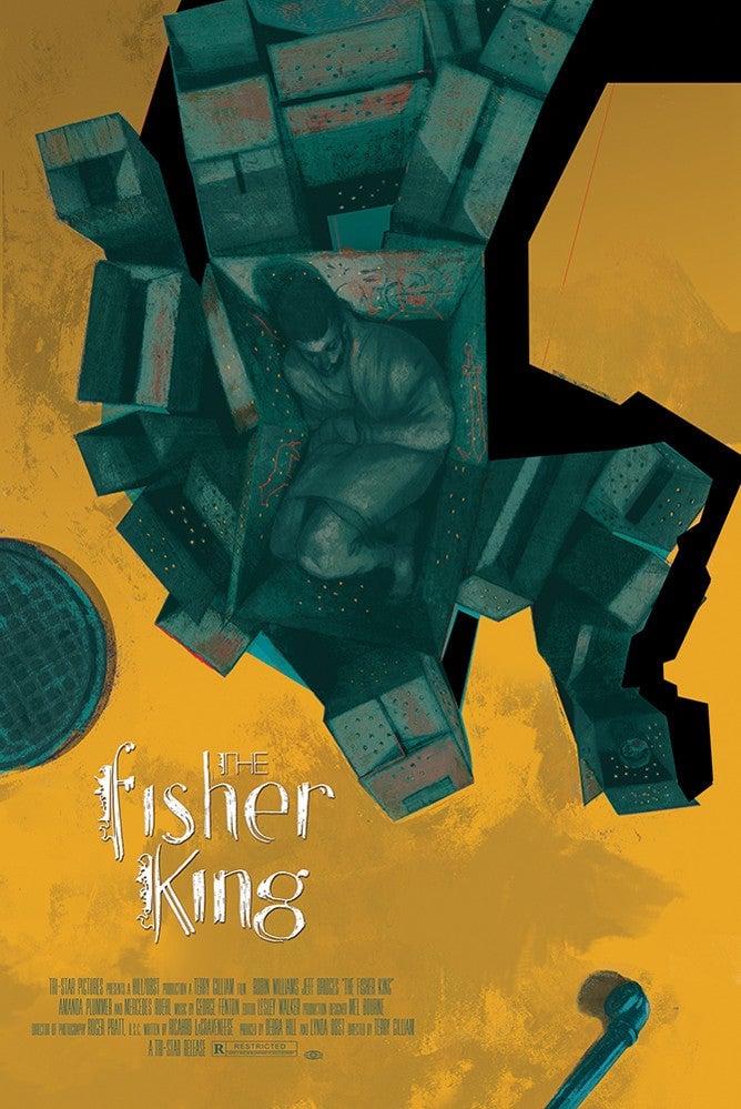 Image of The Fisher King L(175)E Screen Print