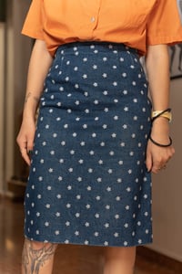 Image 1 of Gonna jeans ricamata
