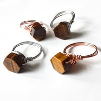 Tiger eye ring