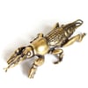 Mole Cricket - Brass Insect Ornament